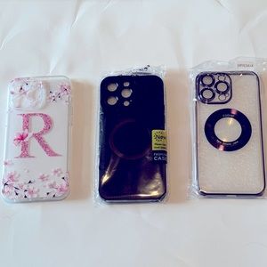 ‼️CLEARANCE‼️3pc iphone 14 Promax Sport Anti-drop Phone Case